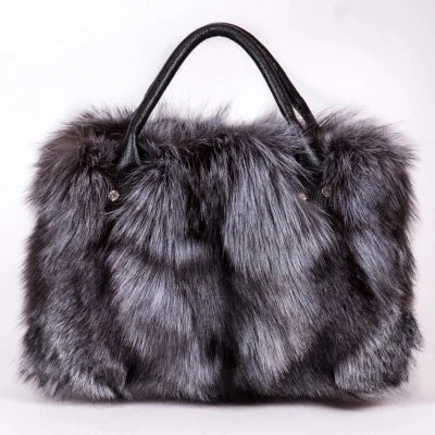 Luxury Real Fox Fur Women Handbags Luxury Real Fox Fur Women Handbags