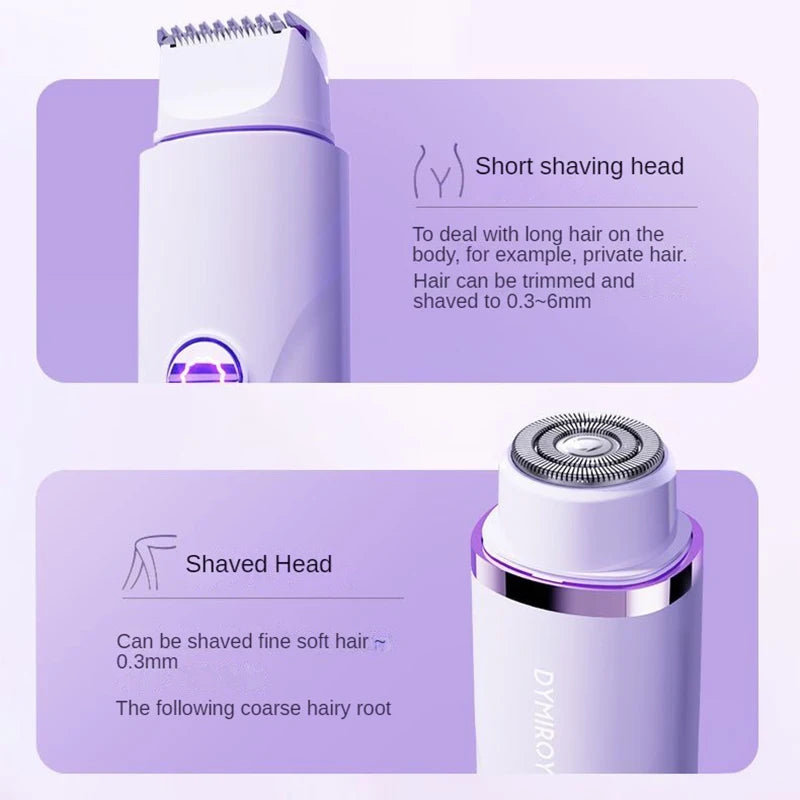 Women Mini Electric Hair Shaver Portable Waterproof Women Mini Electric Hair Shaver Portable Waterproof