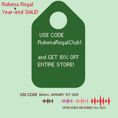 Rubena Royal  Year-end SALE! DISCOUNT CODE