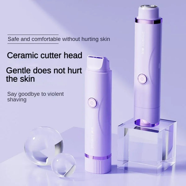 Women Mini Electric Hair Shaver Portable Waterproof