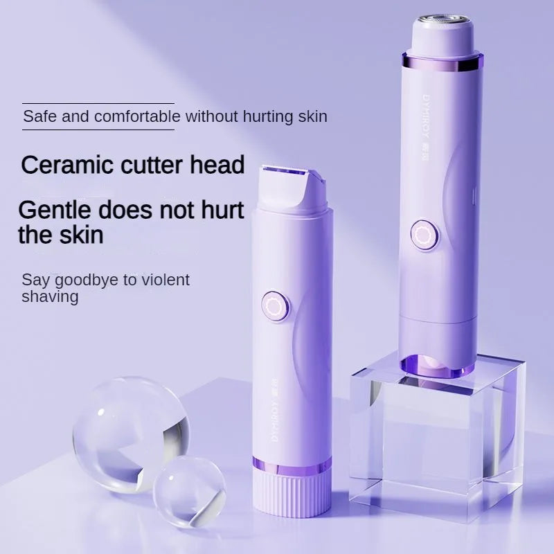 Women Mini Electric Hair Shaver Portable Waterproof