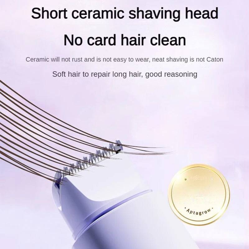 Women Mini Electric Hair Shaver Portable Waterproof