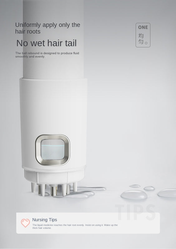 Scalp medicine device, scalp essence