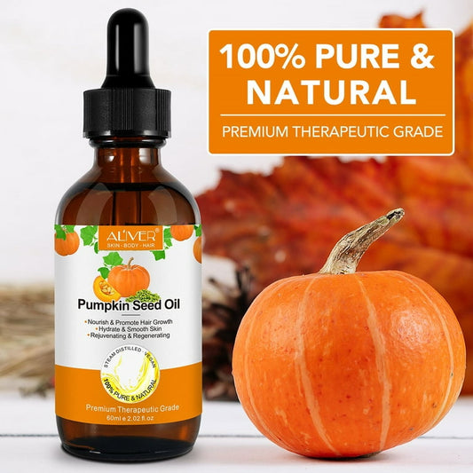 Pumpkin Seed Oil Moistens Hair Root