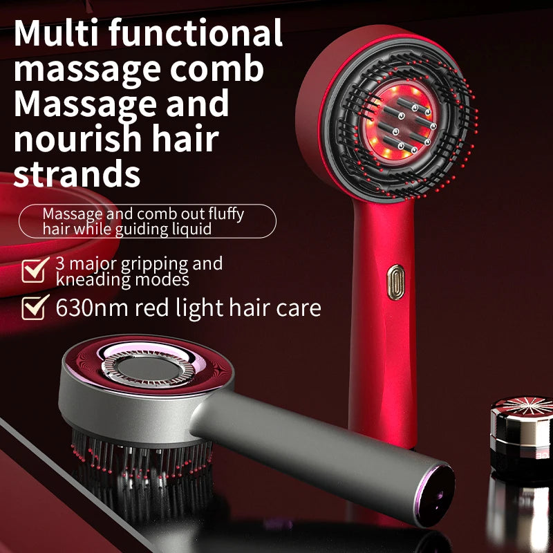 Electric Vibration Massage Comb Portable
