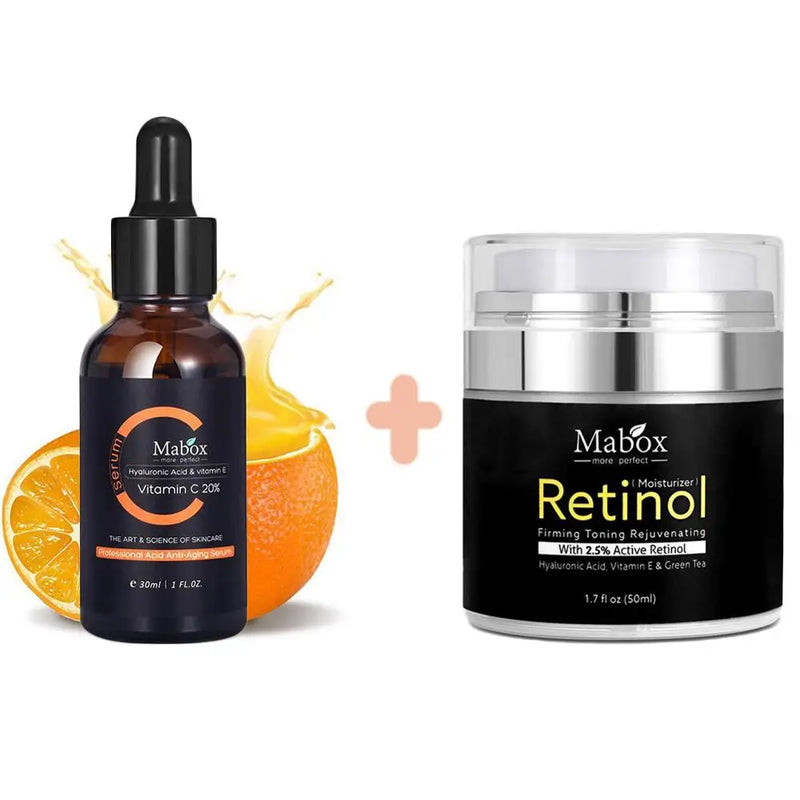 Retinol Whitening Face Cream + Vitamin C Cream