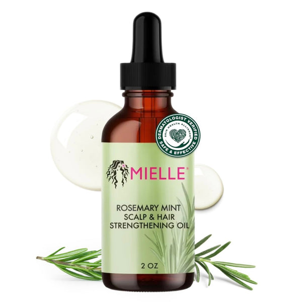 MIELLE Rosemary Mint Scalp & Hair Strengthening Oil (2oz)