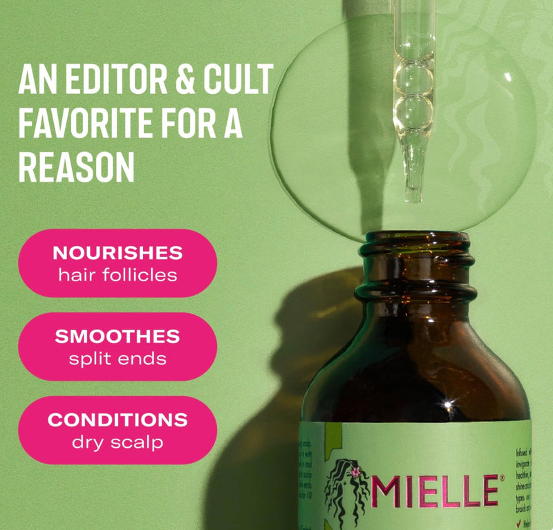 MIELLE Rosemary Mint Scalp & Hair Strengthening Oil (2oz)