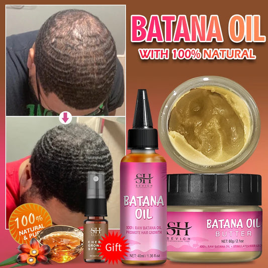 Batana Growth Oil set For Traction Alopecia