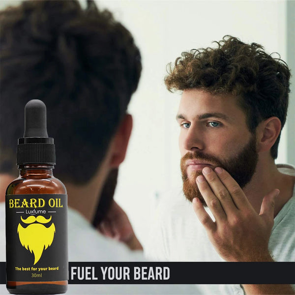 Men Beard Growth Kit for Facial Hair Growth with Derma Roller
