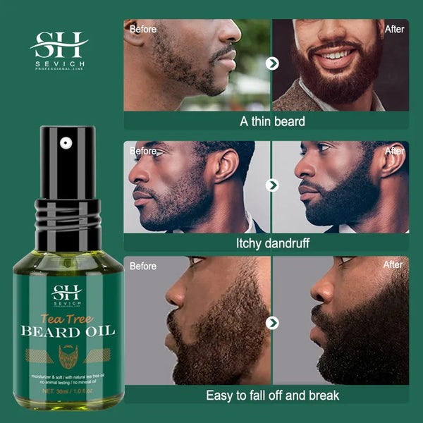 Biotin Beard Oil For Men Natural Tea Tree