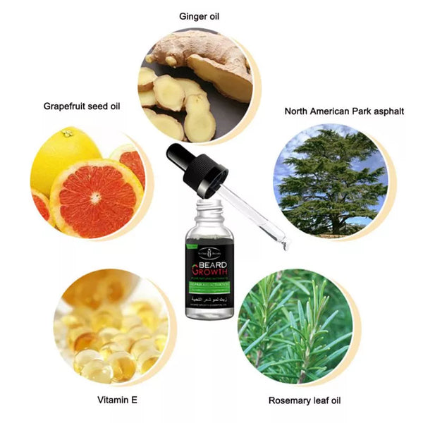 Men Beard Oil - Fast Growth 10ml