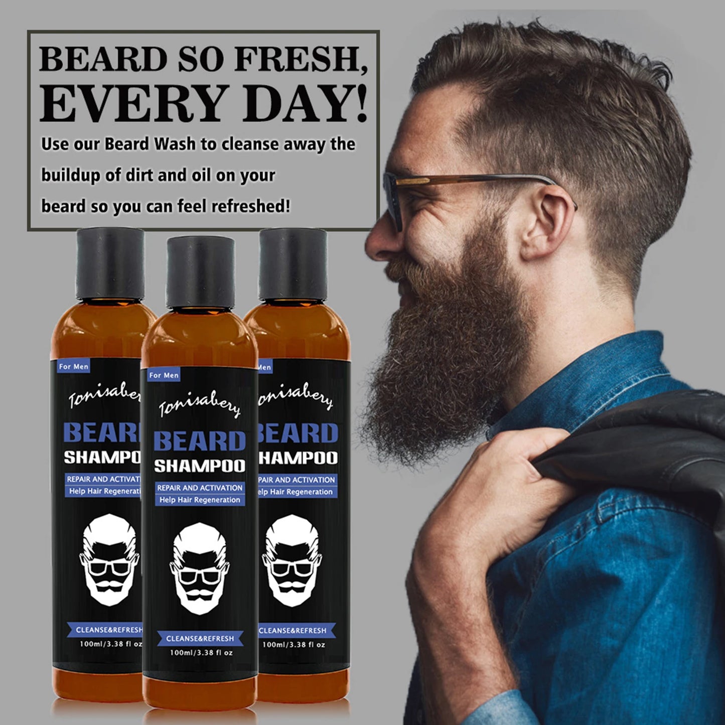 Beard Shampoo Organic Beard Wash