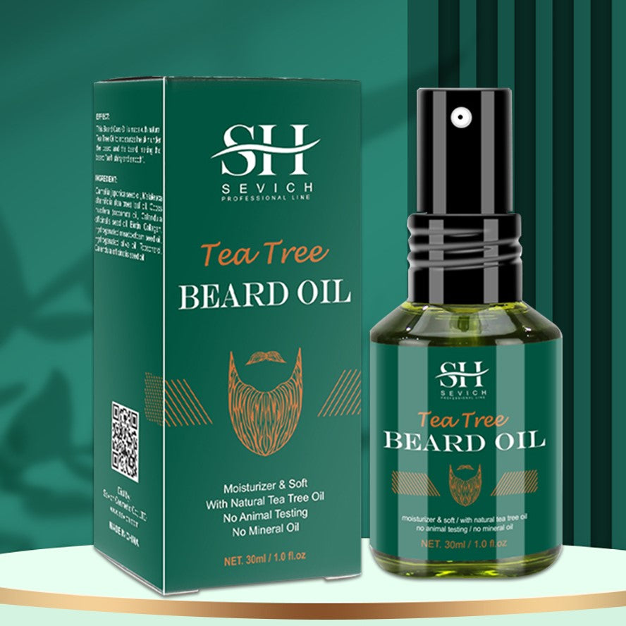 Biotin Beard Oil For Men Natural Tea Tree