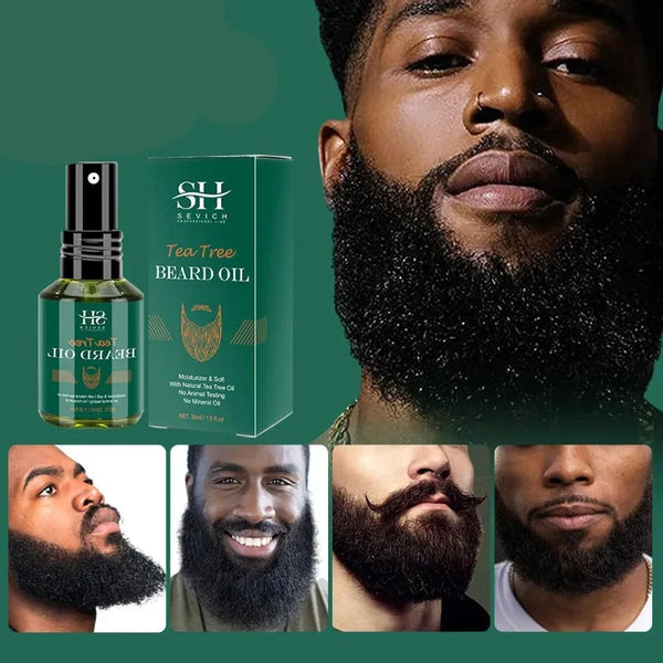 Biotin Beard Oil For Men Natural Tea Tree