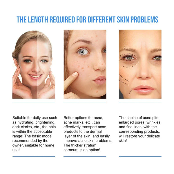 Derma Stamp Microneedle Adjustable Titanium