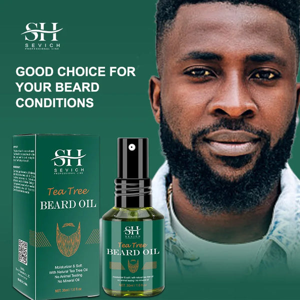 Biotin Beard Oil For Men Natural Tea Tree