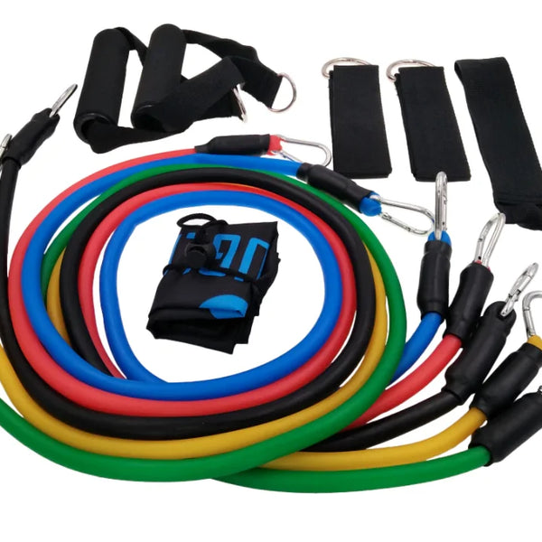 11PC Fitness Tubes and Fitness Bands