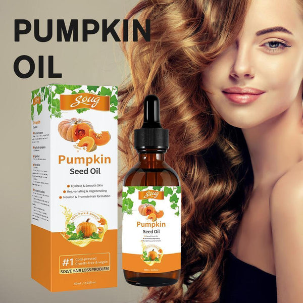 Pumpkin Seed Oil Moistens Hair Root