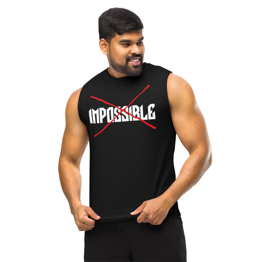 Impossible Crossed Out Muscle Shirt