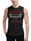 Fitness is Discipline is Fitness Muscle Shirt